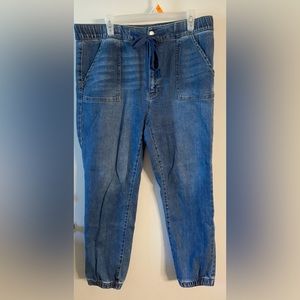 NWOT Risen Denim Joggers